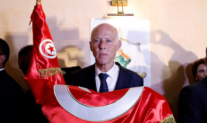 チュニジアのカイス・サイード大統領。（ロイター/ファイル）
