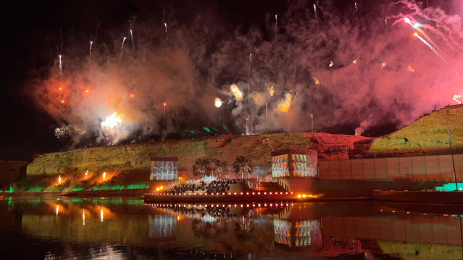 1727年の第一次サウード王国建国を記念して、国内各地でイベントが行われた。(フダ・バシャタによるAN写真)