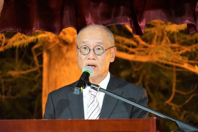 日本の駐サウジアラビア大使、岩井文男氏。(AN Photo/File Photo)