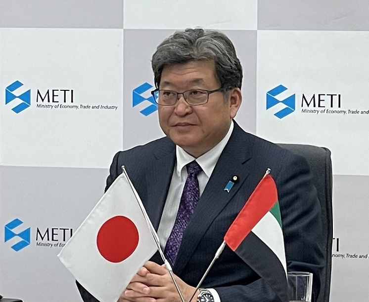 萩生田氏はUAEに対し、国際原油市場の安定化と水素・アンモニアも含めたエネルギー分野での両国の協力強化を働きかけた。(METI)