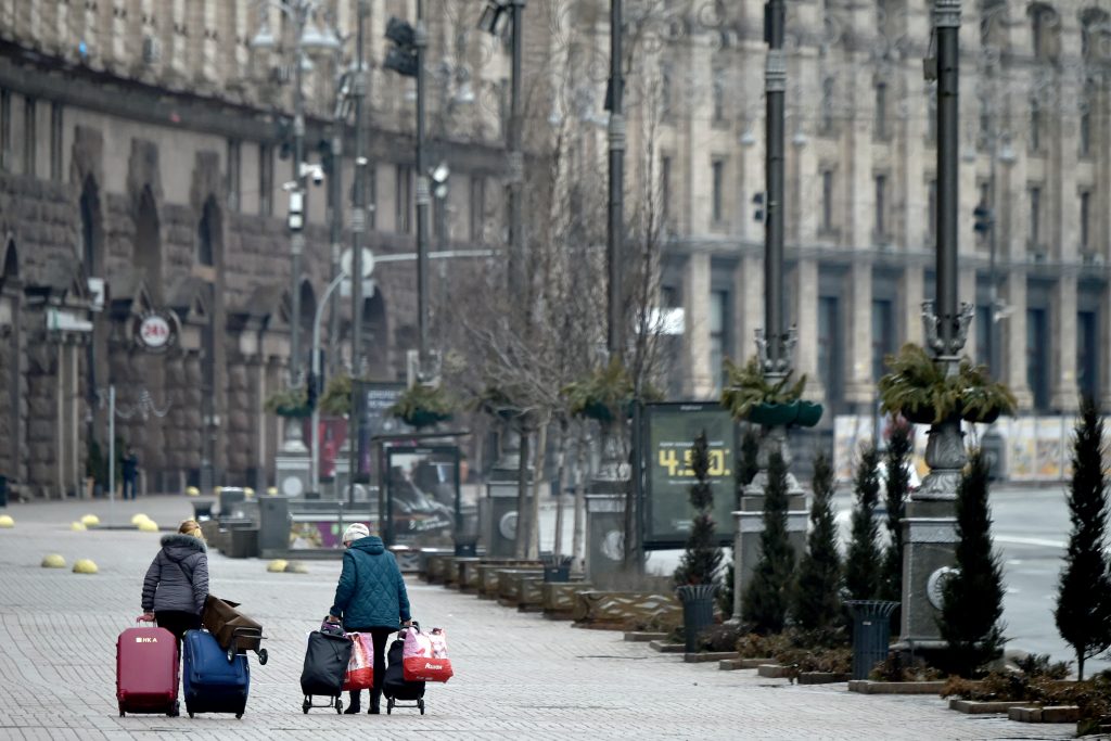 在ウクライナ大使館、一時閉鎖＝外務省 (AFP)