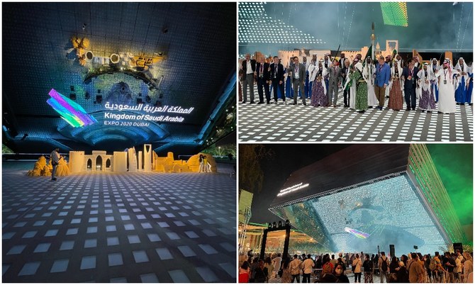 受賞に輝いたサウジアラビア館が、月曜日の夜、Expo2020ドバイ万博のオポチュニティー地区で閉会式を行った。