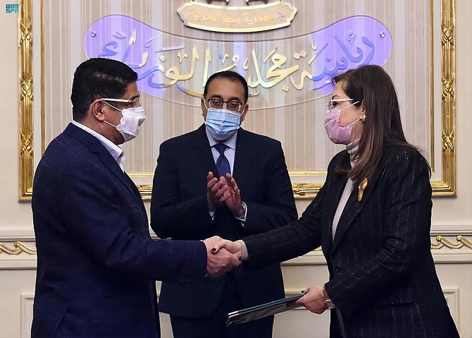 両者は、合意がサウジとエジプトを団結させる両国の緊密な歴史的関係に基づくものだと強調した。(サウジ通信社)