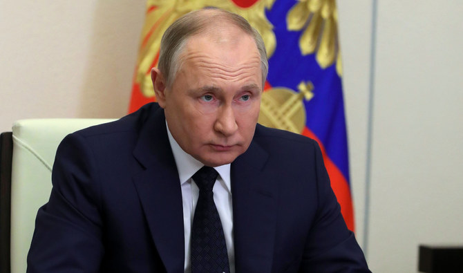 プーチン大統領は、ロシア軍はウクライナの非武装化と「非ナチ化」のための「特別軍事作戦」を行っているのだと主張している。（AP通信）