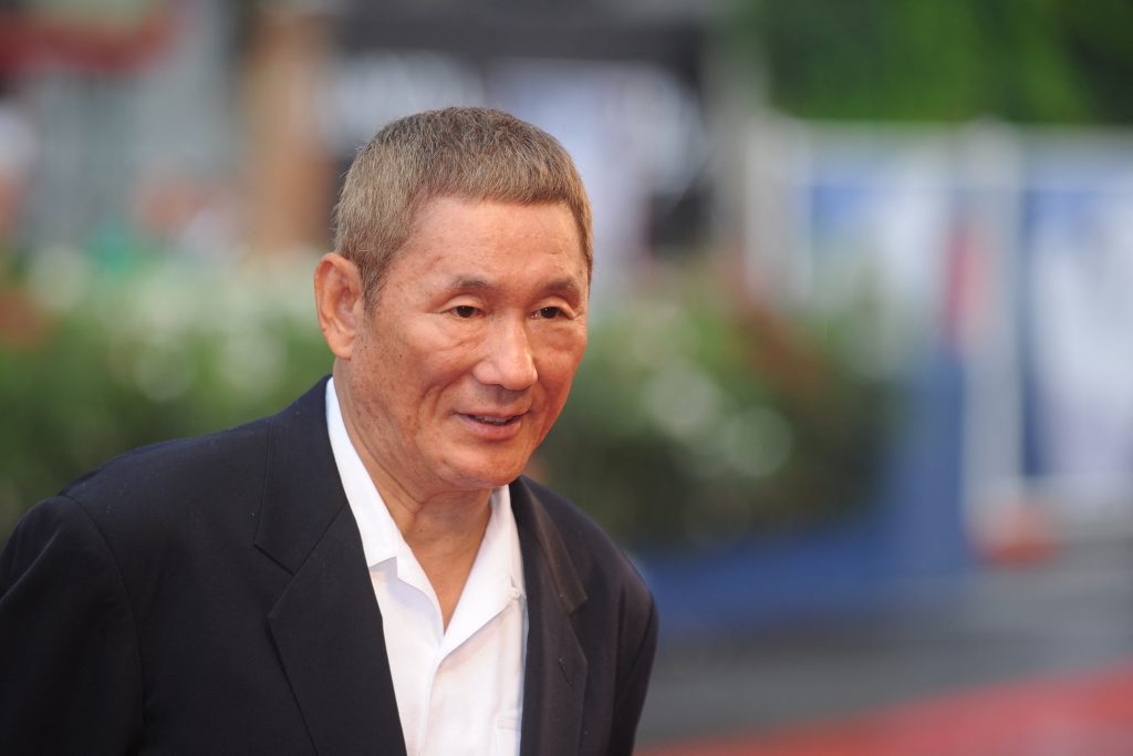 番組では日本のお笑い芸人と映画監督である北野武が司会を務め、城主に扮して体を張った数々の難関を仕掛け。(AFP)
