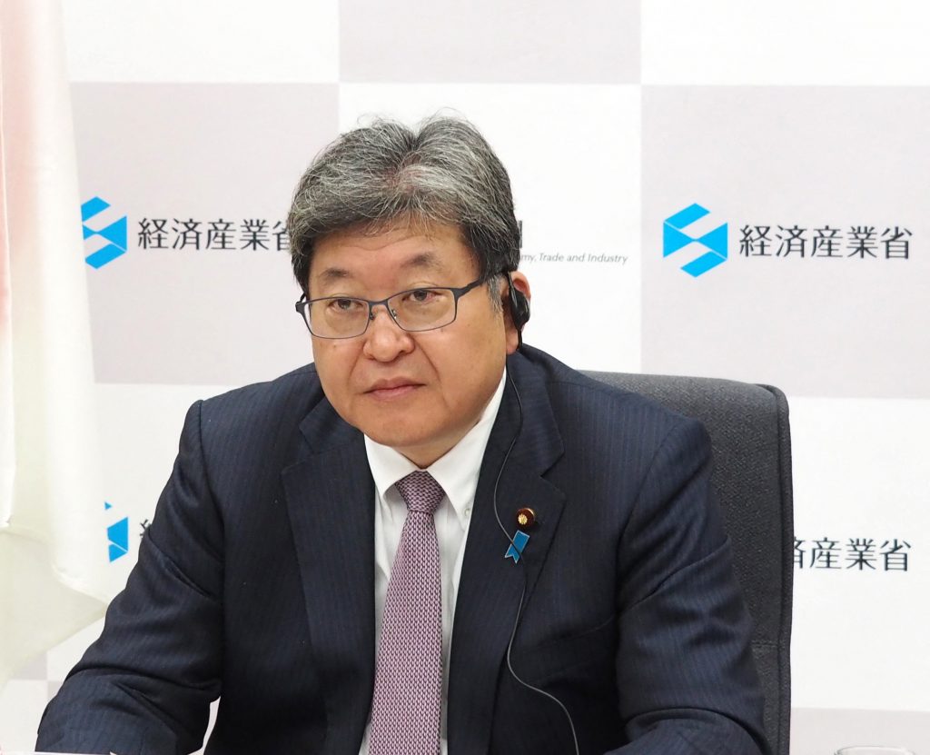 萩生田光一経済産業大臣。（AFP）
