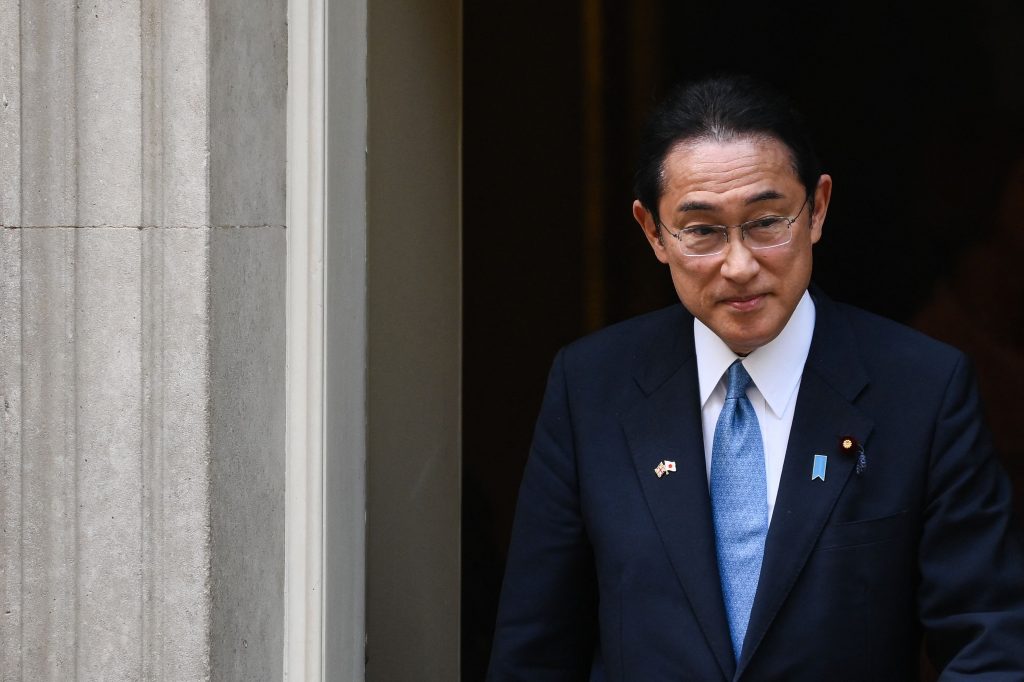 日本の岸田文雄首相。（AFP）