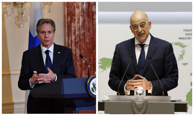 米国のアントニー・ブリンケン国務長官は30日、ギリシャのニコス・デンディアス外相と電話で会談した。(資料写真/AFP通信)