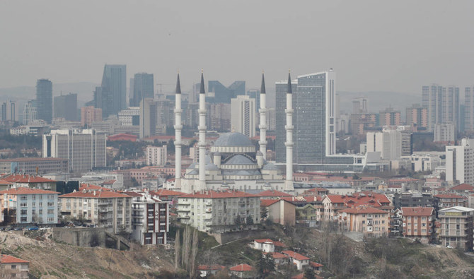 トルコ・アンカラの住宅地および商業地の全景。(ロイター)