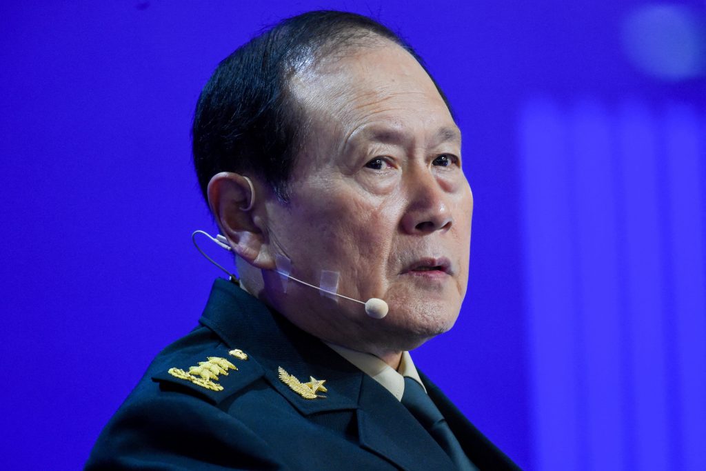 中国の魏鳳和国防相（AFP）