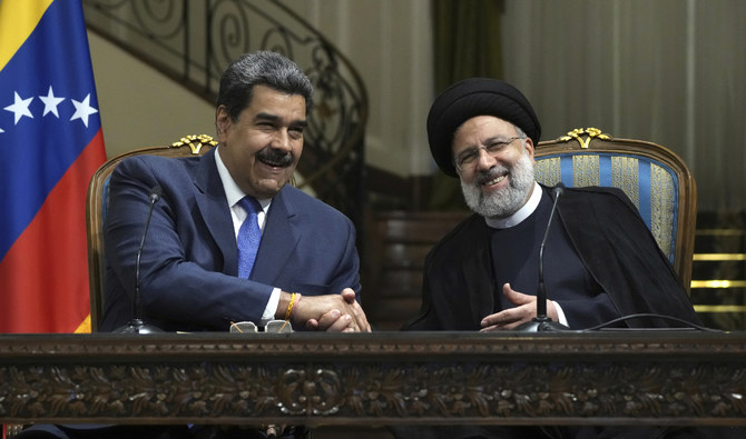 イランとベネズエラの政治指導者は、ワシントンに共通の敵を見出した。（AP）