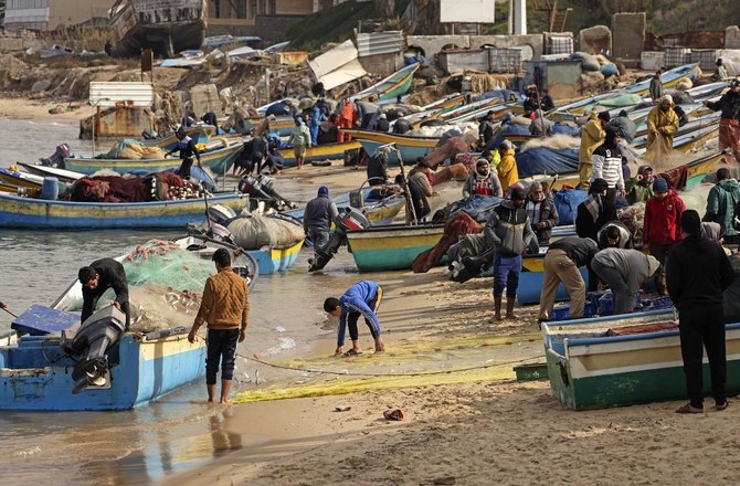 約230万人のパレスチナ人が住む、沿岸部の飛び地であるガザ地区において、漁業は最も大きな産業の1つだ。(AFP)
