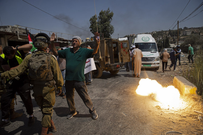 イスラエルの占領とパレスチナ人に対する差別が、終わりのない暴力の連鎖の主な原因であると、国連の調査員が発表した。（AP/File Photo）