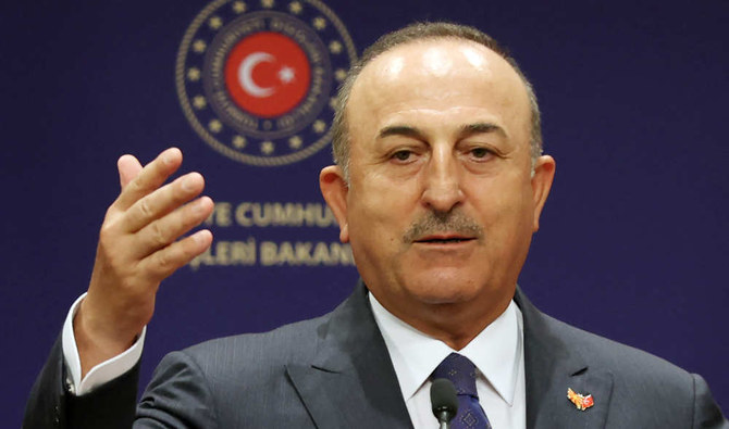 トルコのメヴリュット・チャヴシュオール外相。(AFP通信)