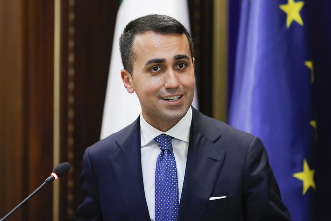 イタリアのルイジ・ディマイオ外相。(AFP)