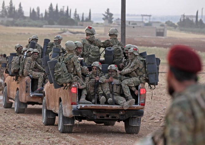 トルコのタイイップ・エルドアン大統領は、トルコ政府はシリア北部から「テロリスト」を排除する計画だと述べた。（AFP通信） 