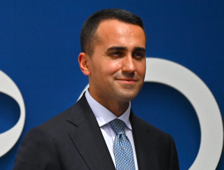 イタリアのルイジ・ディマイオ外相。(AFP)