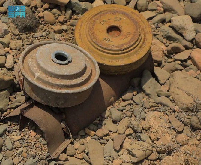 マサム・プロジェクトは2018年の発足以来、350万421個の地雷除去を成功させてきた。（国営サウジ通信）
