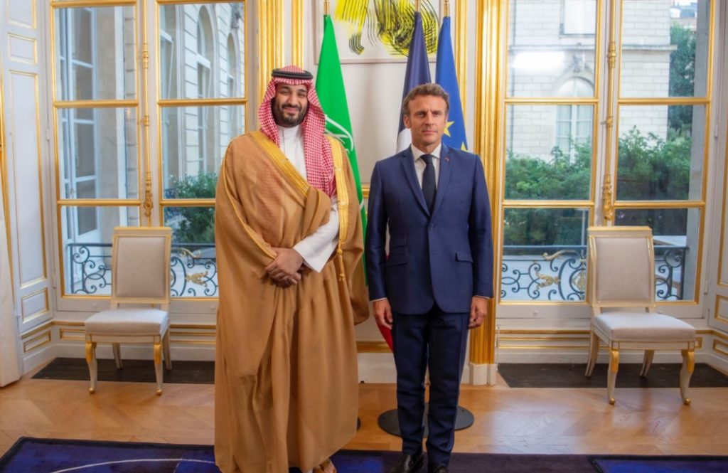 2国間協議では、サウジ・フランス間の戦略的パートナーシップを強化するという共通の願いが重視されたと、サウジ皇太子が述べた。(SPA)