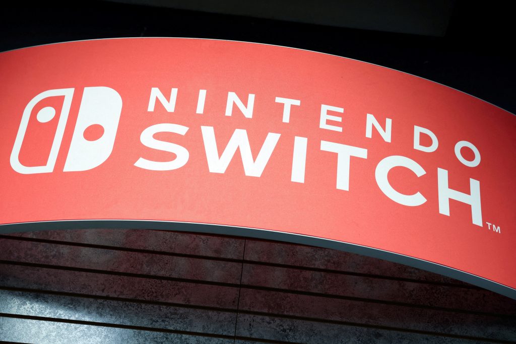 日本の任天堂株式会社は、4-6月期のSwitch本体の販売台数を前年同期比22％減少させた。（ファイル写真/ロイター）