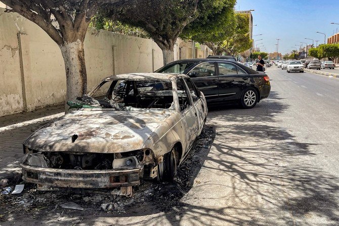 2011年にNATOが支援する反乱で長年にわたり独裁者の地位にあったムアマル・カダフィを打倒し殺害して以降、リビアは混乱に陥った。（AFP）