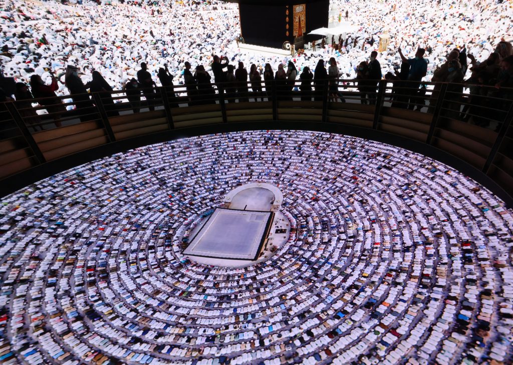 サウジアラビアは大規模イベントの開催経験が豊富で、特に毎年恒例のハッジ(大巡礼)では過去20年で300万人もの巡礼者が訪れている。(提供)