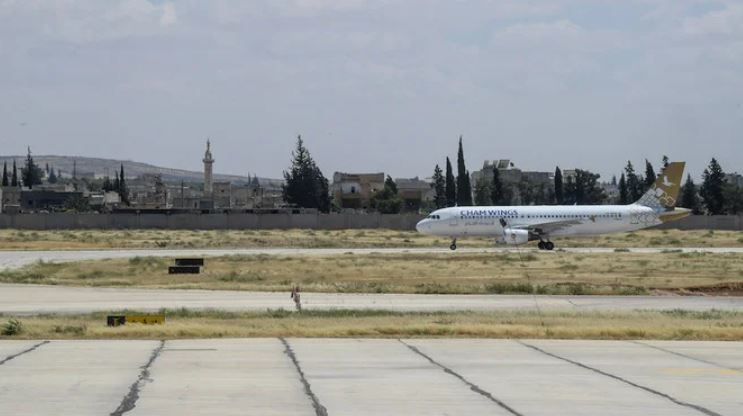 イスラエルはシリアのアレッポ空港を攻撃し、物質的損害をもたらした。(資料写真/AFP)