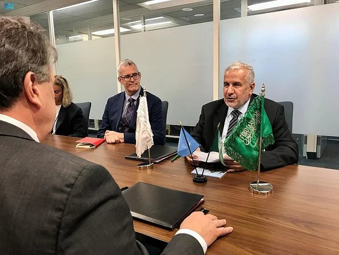 サウジアラビアの王室顧問であり、サルマン国王人道援助救援センターの統括責任者であるアブドゥッラー・ビン・アブドゥルアジズ・アル・ラビア氏(SPA)