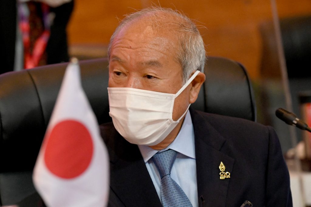 日本の鈴木俊一財務大臣。（AFP）
