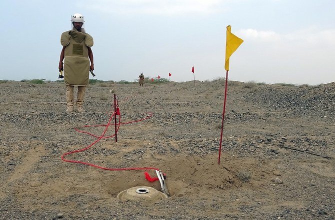サウジアラビアの「プロジェクト・マサム」はイエメンでこれまでに36万573個の爆発装置を発見・破壊している。(AFPの資料写真)