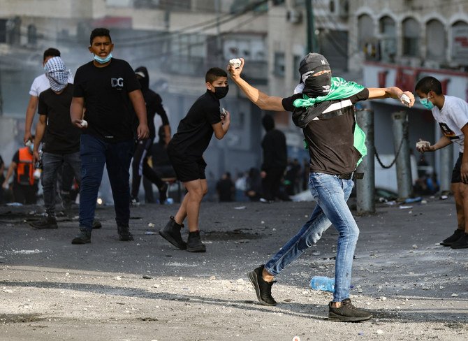 サウジ外務省は、パレスチナの人々に対する王国の「揺るぎない支持」を繰り返した。（ファイル／AFP）
