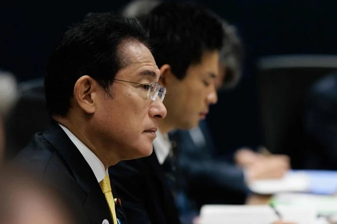 日本の岸田文雄首相は、77年間核兵器が使用されていない歴史を「終わらせてはならない」と述べた。（AFP）