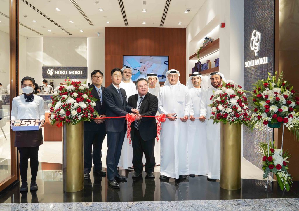 ドバイにオープンしたヨックモックのフラッグシップストアは、UAEと日本の深い関係を象徴している。（提供写真）
