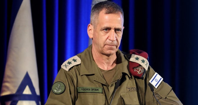 アヴィヴ・コチャヴィ・イスラエル軍参謀総長。(AFP/資料写真）