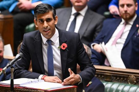 英国のリシ・スナク首相(AFP/資料写真)