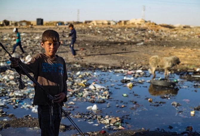 シリアのコレラ感染急増に苦しんでいるのは最も貧しい人々だ。（AFP）