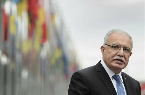 パレスチナ外務大臣、リヤド・アル・マーリキー博士。(WAFA)