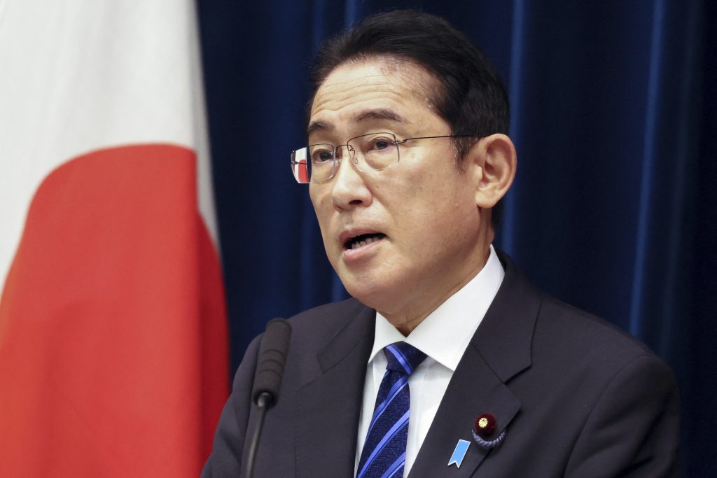 来週岸田氏はフランス、イタリア、イギリス、カナダ、アメリカを含むG7加盟国を訪問する(AFP)
