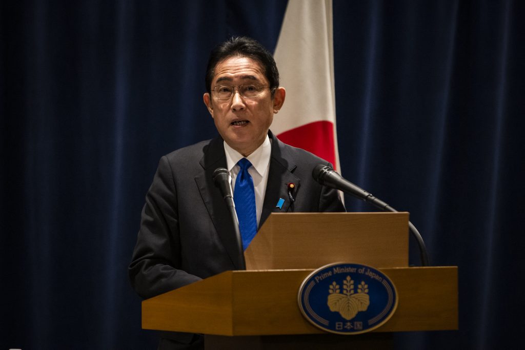 日本の岸田首相。(AFP)