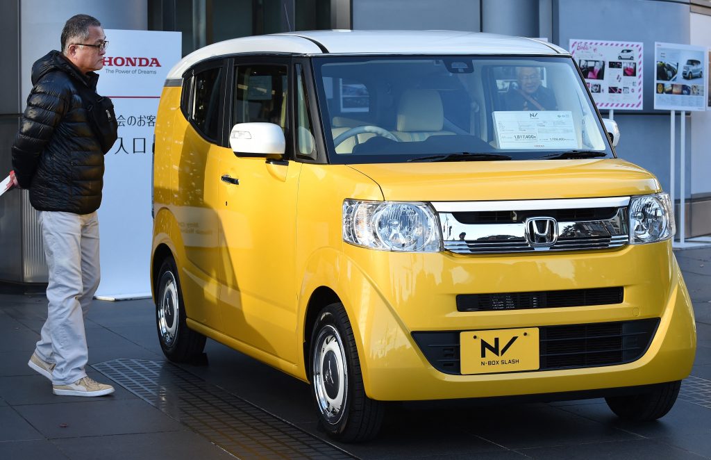 本田技研工業のN-Boxは、2022年に日本で最も売れた車だった. (AFP)