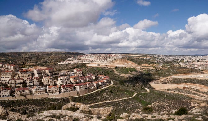 西岸ユダヤ人入植地・エフラットの全景、2022年3月10日（木）。（AP）