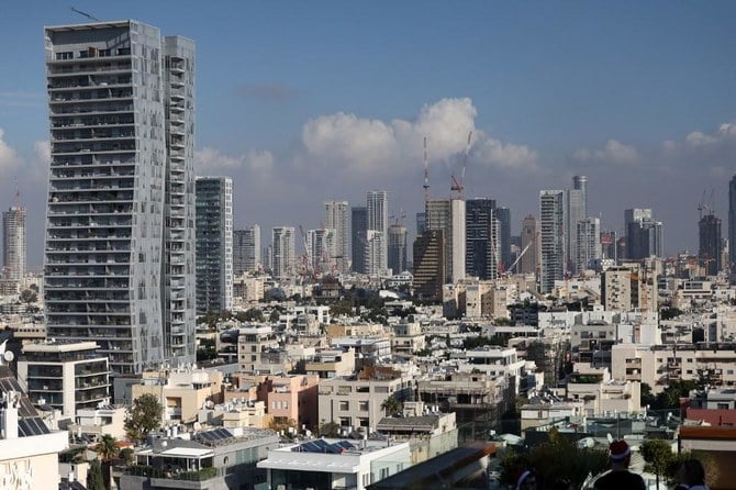 イスラエルの沿岸都市テルアビブの風景の一部 (File/AFP)