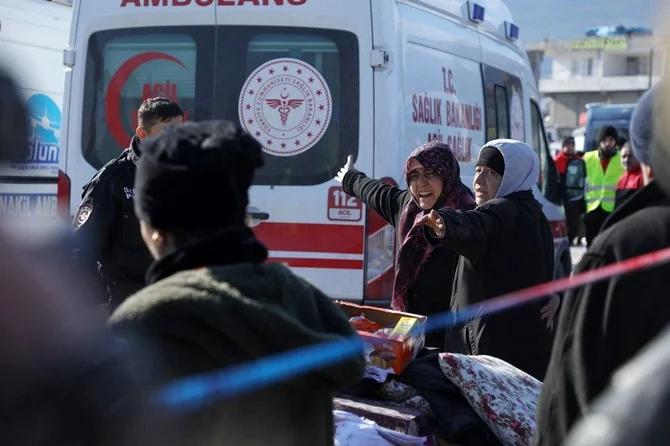 そのシリア人家族は、2月6日に起きた地震で大きな被害を受けたトルコ南東部ヌルダギから中部コンヤに引っ越した。（AFP）