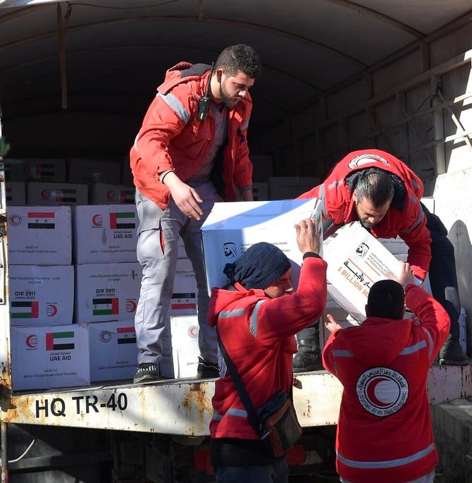 UAEは12日間にわたり、Gallant Knight/2作戦の一環として、トルコ・シリア地震の被災者への支援を続けている。（WAM）