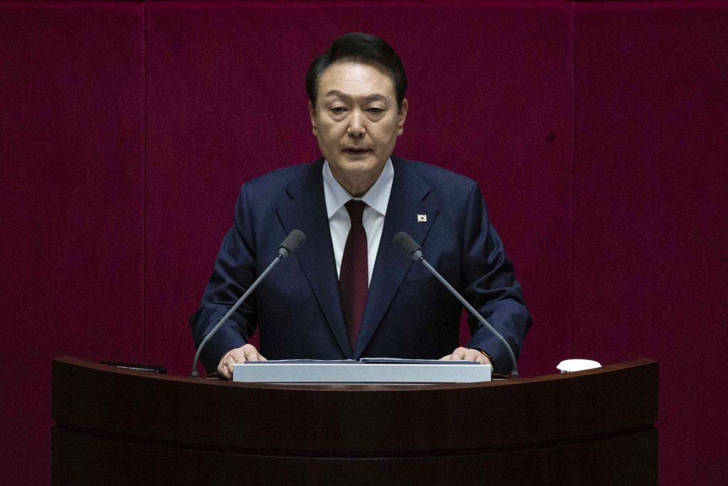 韓国の尹錫悦大統領。（AFP）
