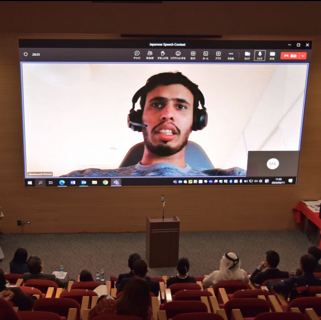 カタール大学が第14回日本語スピーチコンテストを開催した。（Instagram/@japanemb_qatar）