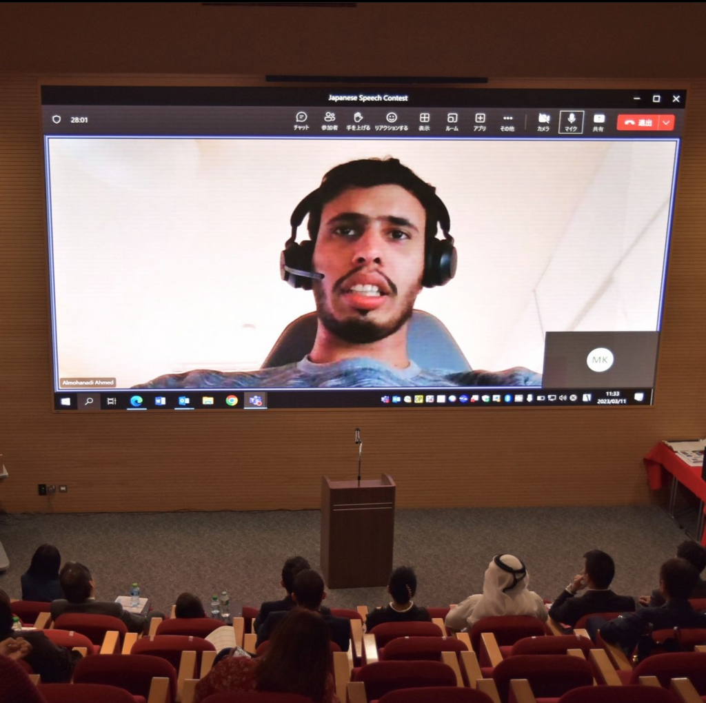 カタール大学が第14回日本語スピーチコンテストを開催した。(Instagram/@japanemb_qatar)