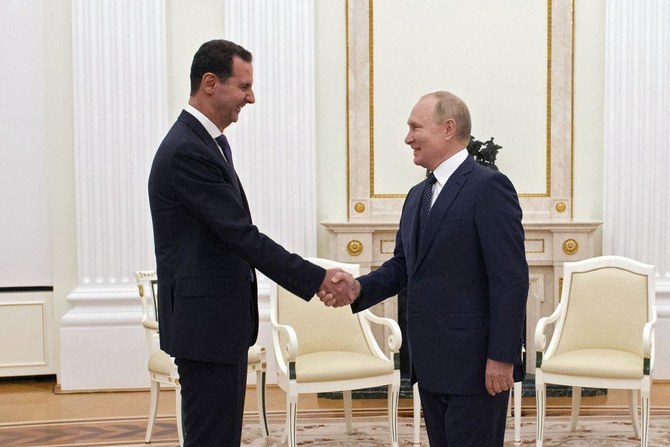 ロシアのウラジーミル・プーチン大統領は、シリアの指導者バッシャール・アル＝アサド大統領と水曜日にモスクワで会談する予定であると、ロシア政府が発表した。（AFP／ファイル）