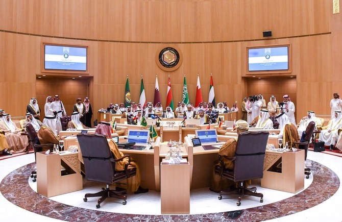 3月22日にリヤドで開催された第155回GCC閣僚理事会では、GCCによるパレスチナの人々の主権への支持が強調された。（ツイッター／@GCCSG）
