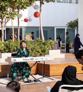 サウジアラビアのアート団体が日本の伝統、言語、アートを紹介する4日間の文化祭を開催した。（提供写真）